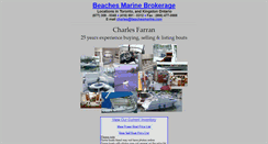 Desktop Screenshot of beachesmarine.com